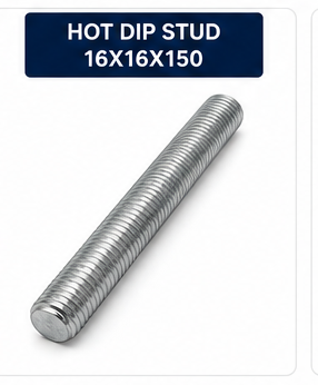 Hot Dip Stud 16x16x150